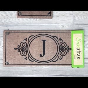 Evergreen Sassafras Switch Mat monogram